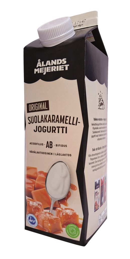 Ålandsmejeriet Saltkaramell yoghurt 1kg