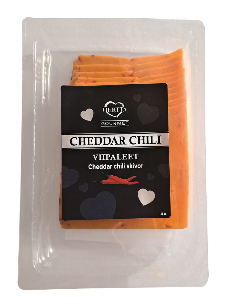 Gourmet cheddar chili 150g skivad o